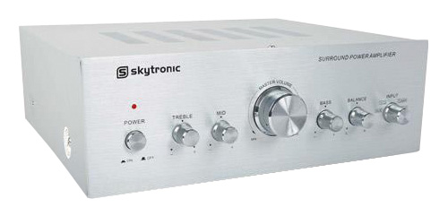 Amplificatore karaoke, 2x50W, impedenza: 4 Ohm / 8 Ohm AV400