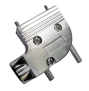 Calotta In Metallo A 90° Per Connettore Sub-D 15P C/991-I