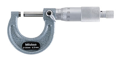 Micrometro metrico 0-25mm graduato .01mm