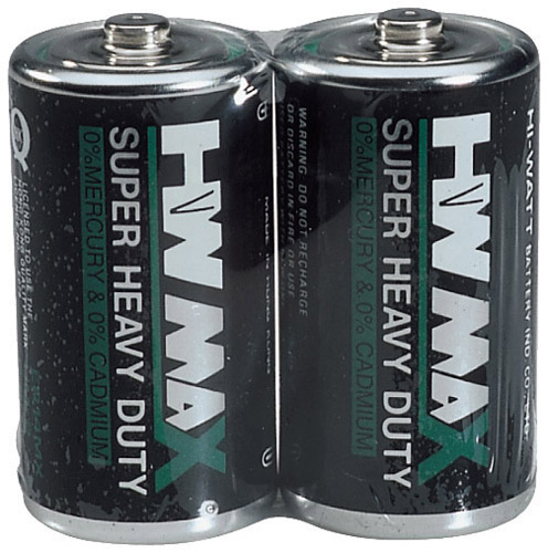 Hi Watt Zinc-Carbon C 1,5V battery. Pack of 2 batteries