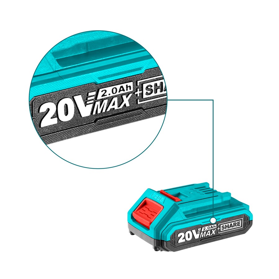 Batteria al Litio 20V - 2Ah One Battery TFBLI2001E