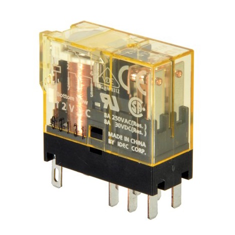 2P RELAY W/LED 230V AC