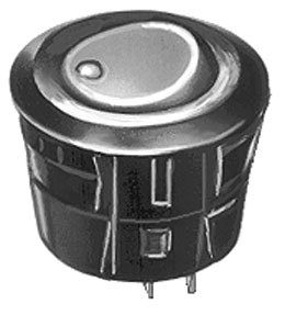 Deviatore a bilancere unip. on-on 5a-125v rosso miyama DS-059 A-BS Miyama