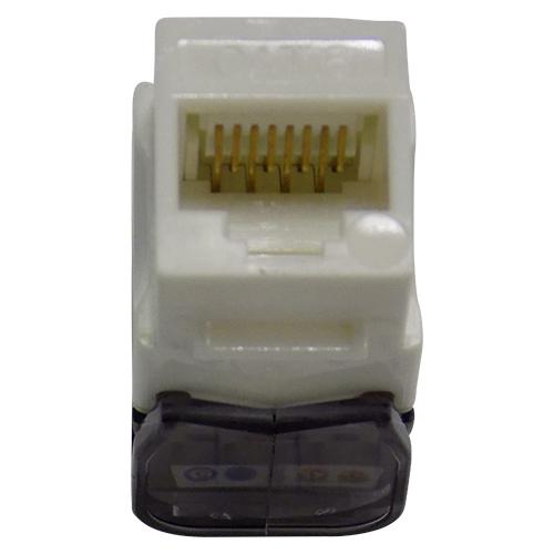 486105021 Socket modular cat6 8/8 rj45 keystone for panel w/o inserter