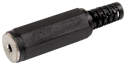 433329617 Socket stereo  2,6 mm with cable guide