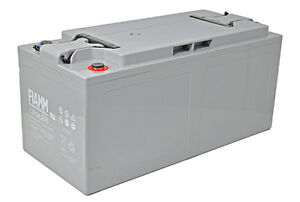 12V 210Ah rechargeable lead-acid battery with M8 terminal FIAMM