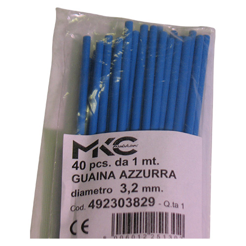 Guaina blu 3,2mm 1 mt (40 pz) MKC 9968531