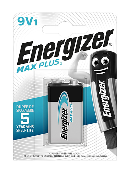 ENERGIZER Max Plus batteria alcalina 9V in confezione da 1 pila