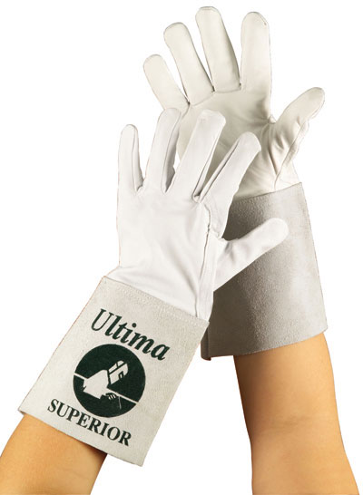 Ultima Superior Tig grey welding gloves, one size fits all