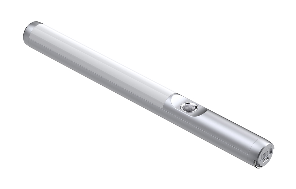 Barra LED round 5VDC 3000k 30CM PIR a batteria 1800mAh