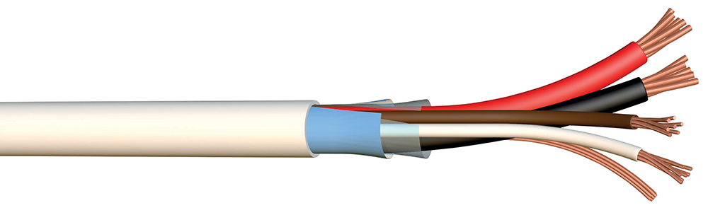 MK-205.222.CU Alarm cable with copper conductors, 2 x 0.5 + 2 x 0.22