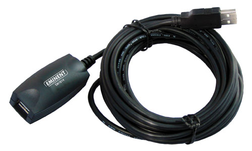 Ewent 486621415 Cable amplifier usb2.0 5mt black