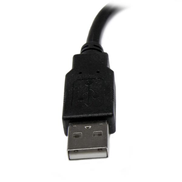 Startech.com USBEXTAA6IN Cavo adattatore USB 2.0 da A ad A da 15 cm - Cavo di estensione USB-A da USB (M) a USB (F) - USB 2.0 M/F - Nero (USBEXTAA6IN)