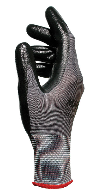 Guanto Ultrane 553 ricoperto in nitrile, nero, misura 8/M