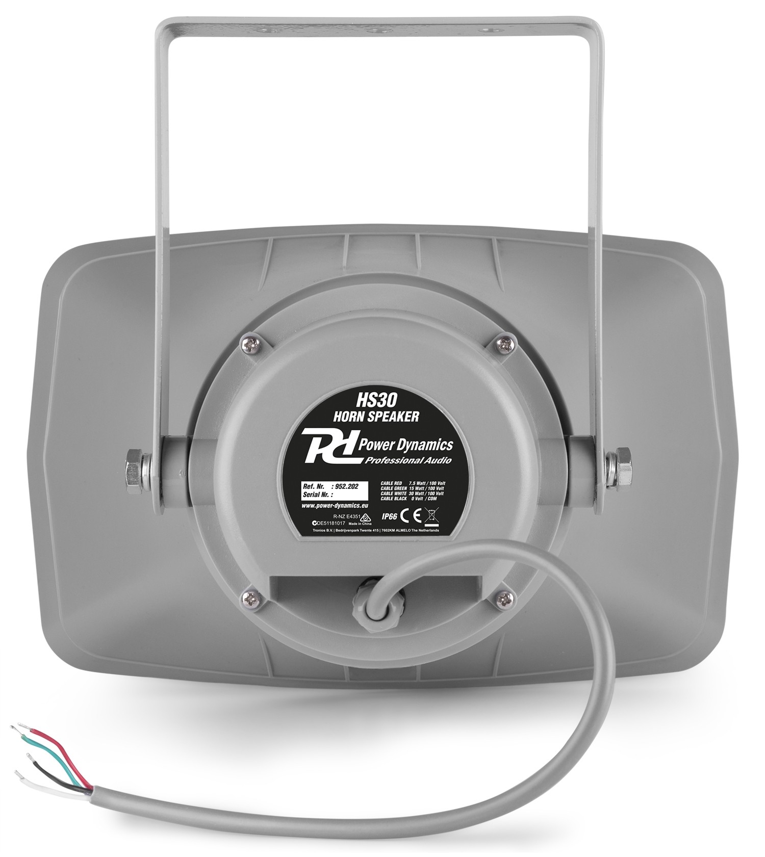 Horn Sound Diffuser 30W 100V - IPX6 model HS30