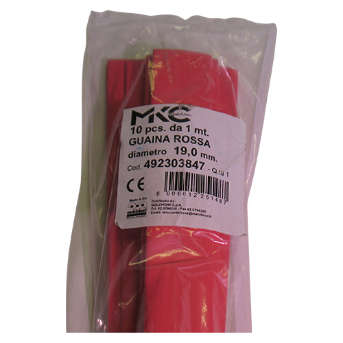 Guaina rosso 19mm 1 mt (10 pz) MKC 9968591