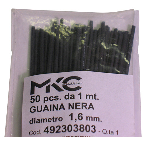 Guaina nero 1,6mm 1 mt (50 pz) MKC 9968311