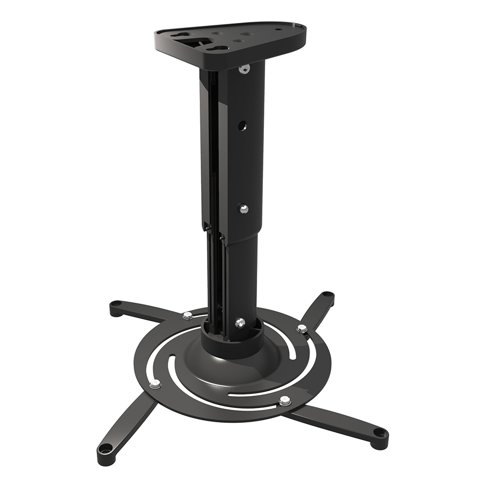 Supporto da soffitto per videopriettori. Distanza da soffitto 240-3105mm, colore nero, Mod. SP-IR-CEILING-240/310