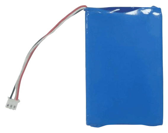 Batteria 606090 (3 serie 2 paral.) ai polimeri di litio con 3 cavi e conn. Molex