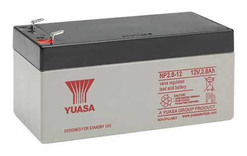 12V 2.8Ah Rechargeable Lead-Acid Battery YUASA