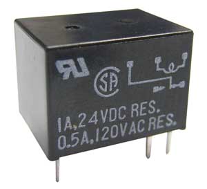 24V Signal Relay 1 Changeover 0.5A RELE/1/24SF