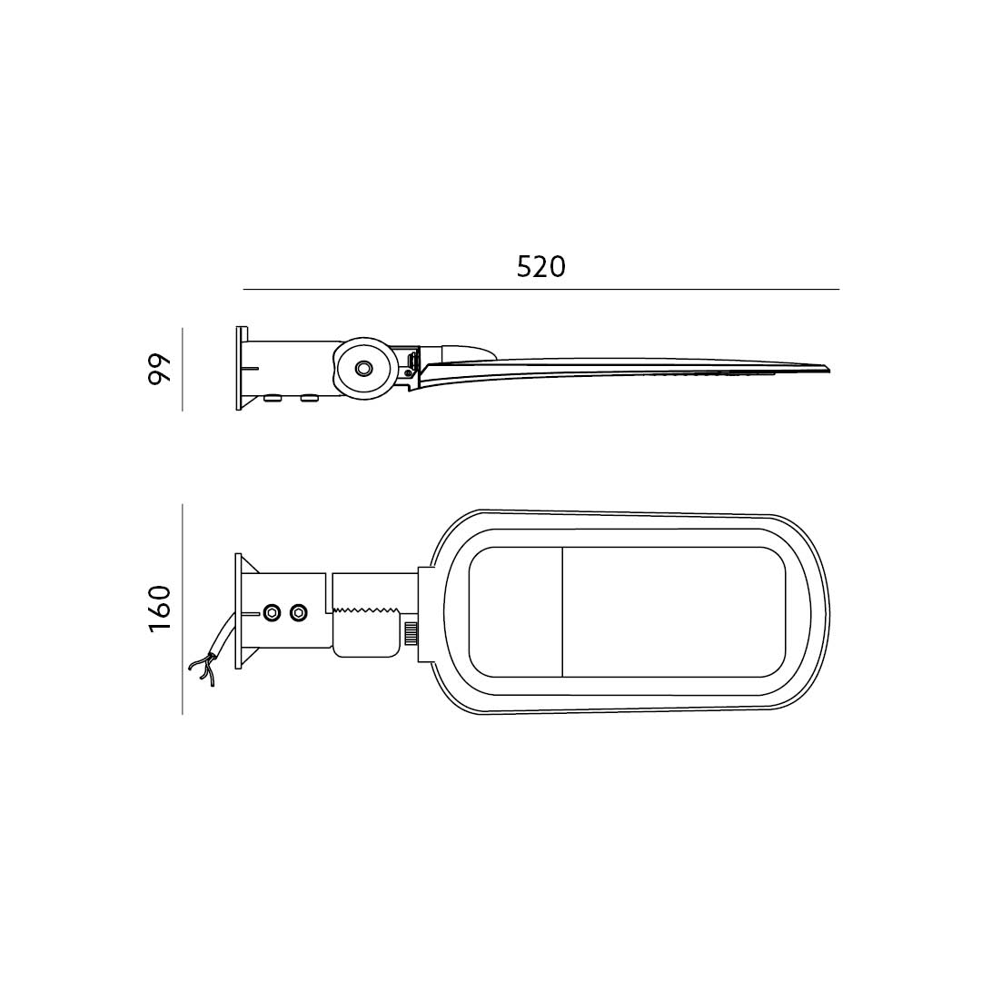Lampada stradale VESPA PRO 40