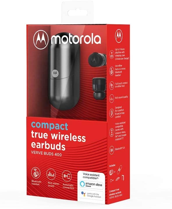 Stereo earphones with Bluetooth Mod. Vervebuds 400 black