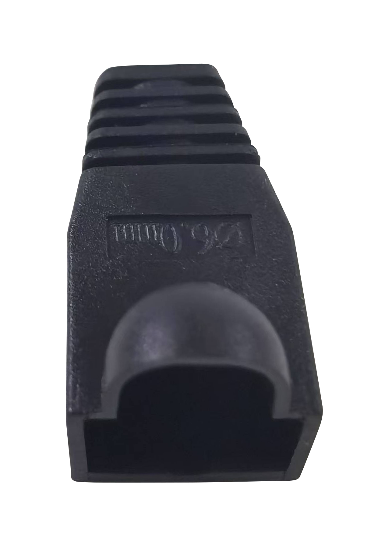 Connector cover for RJ45 Plug 6mm - Black (Bag of 100pcs)