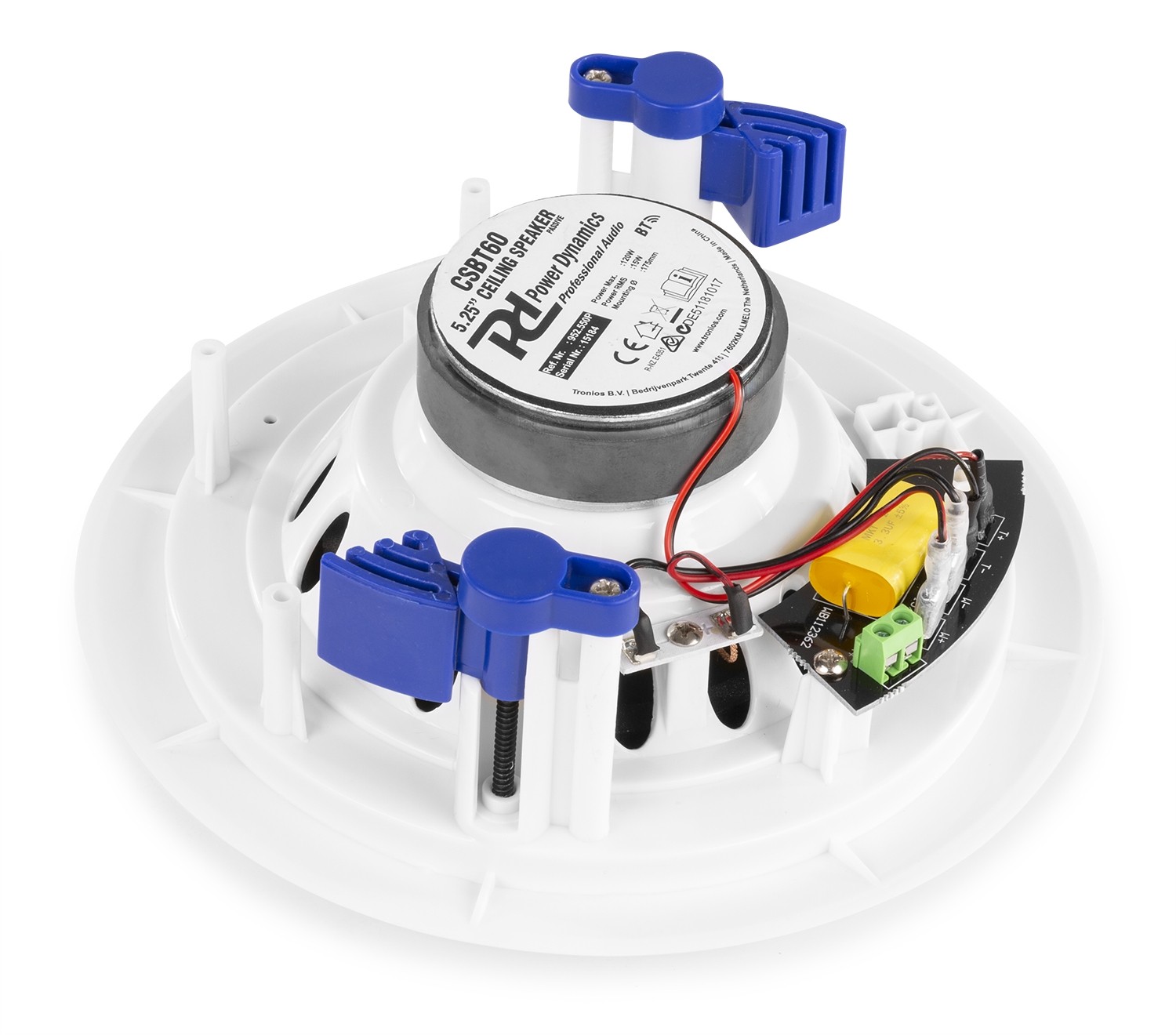 Coppia diffusori amplificati da incasso a soffitto con ricevitore bluetooth, Mod. CSBT60