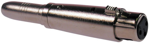 433329759 Adapter socket type cannon 3 poles - socket mono  6,4 mm