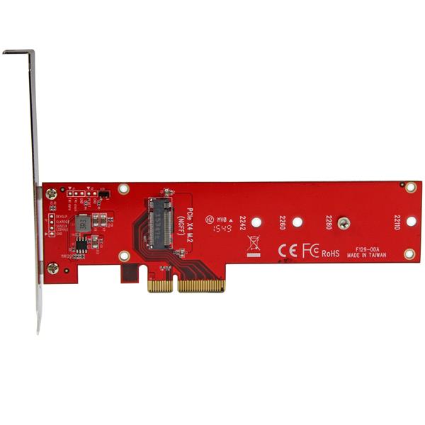 Startech.com PEX4M2E1 Adattatore PCI Express 3.0 a M.2 NVMe - Scheda Adattatore da PCIe x4 a SSD M.2 NVMe /AHCI (PEX4M2E1)