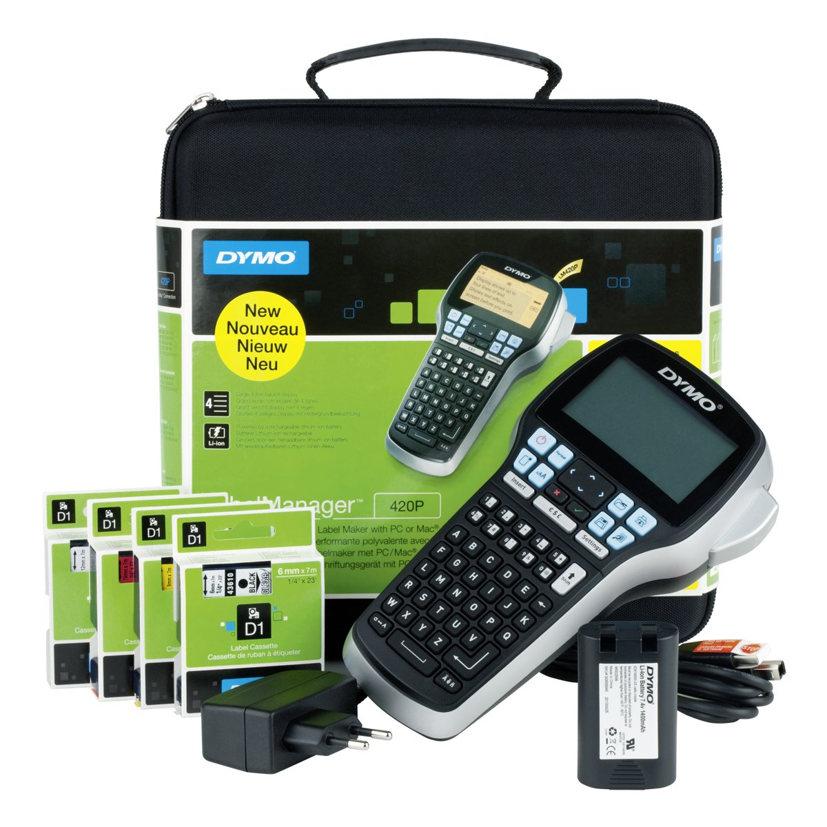 Etichettatrice Dymo Labelmanager 420P - Versione Kit