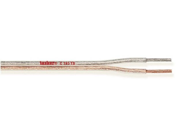 Tasker C193TS Flat cable  2x2,5 transparent