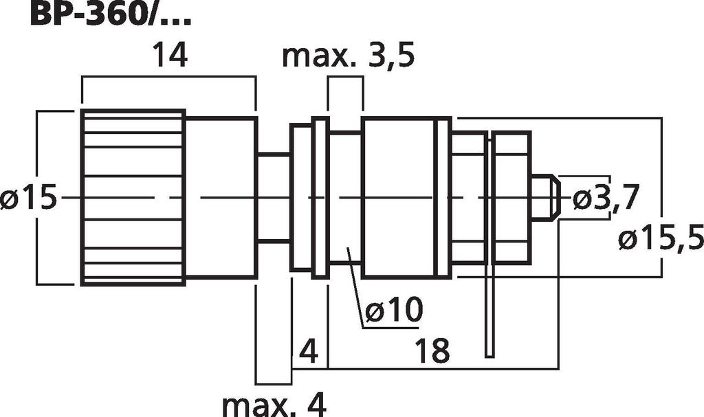 BP-360/RT - Presa Banana