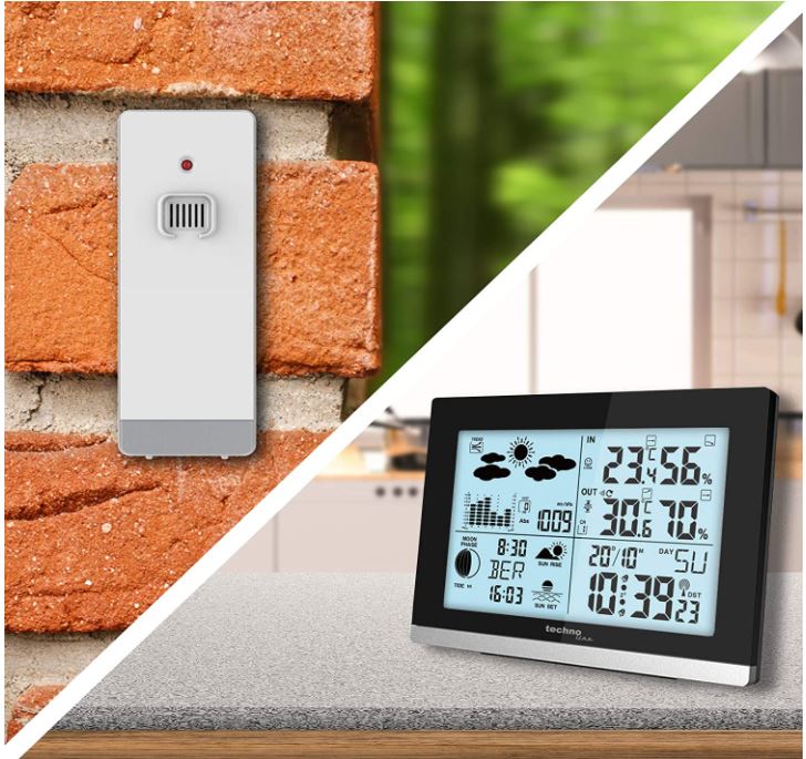 Stazione Meteo radiocontrollata con sensore esterno WS 6762