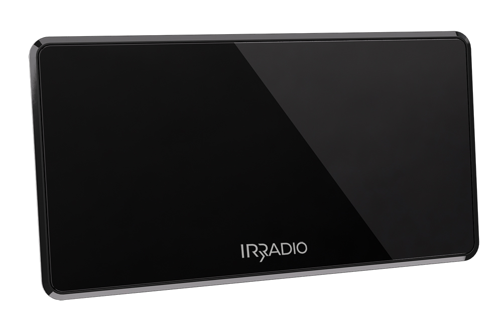 IR-Digital 2 USB Amplified Indoor DVB-T2 Antenna, glossy black color