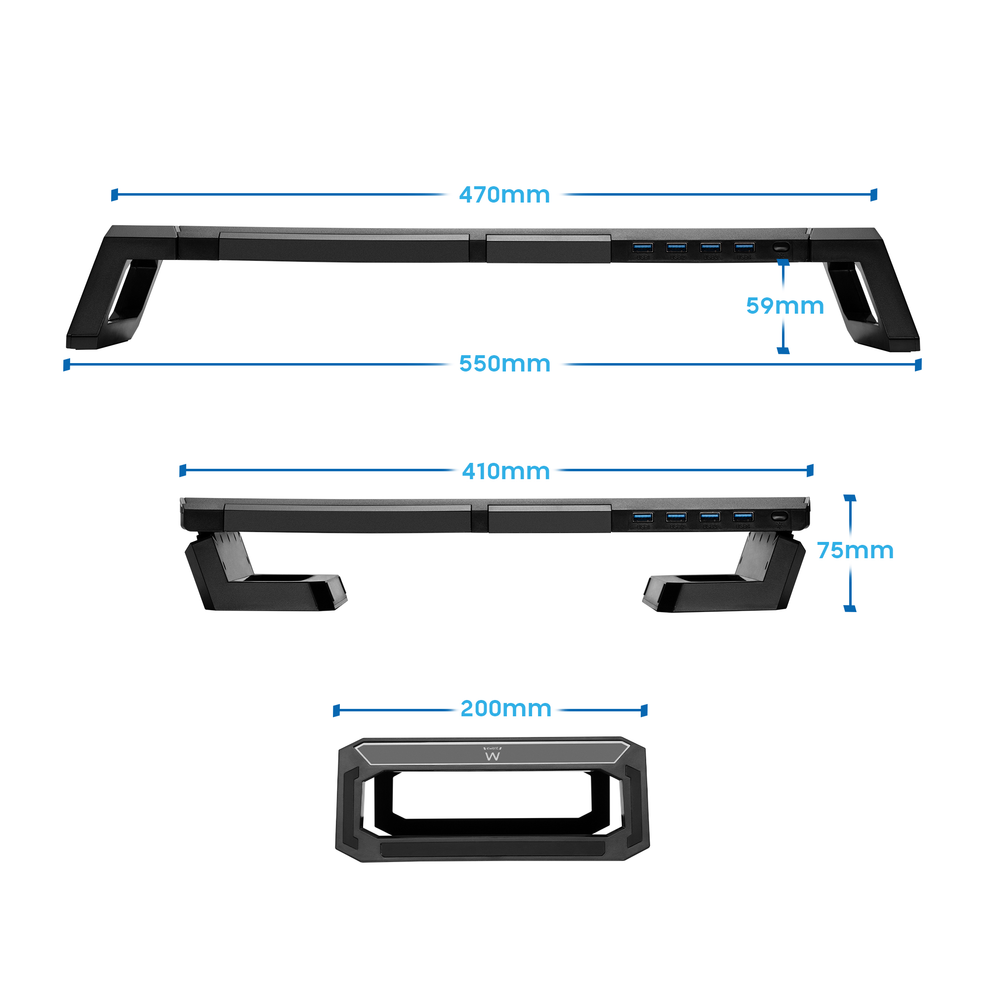 EW1268 - Supporto per monitor pieghevole RGB