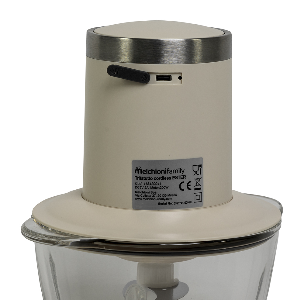 Tritatutto ESTER a batteria ricaricabile