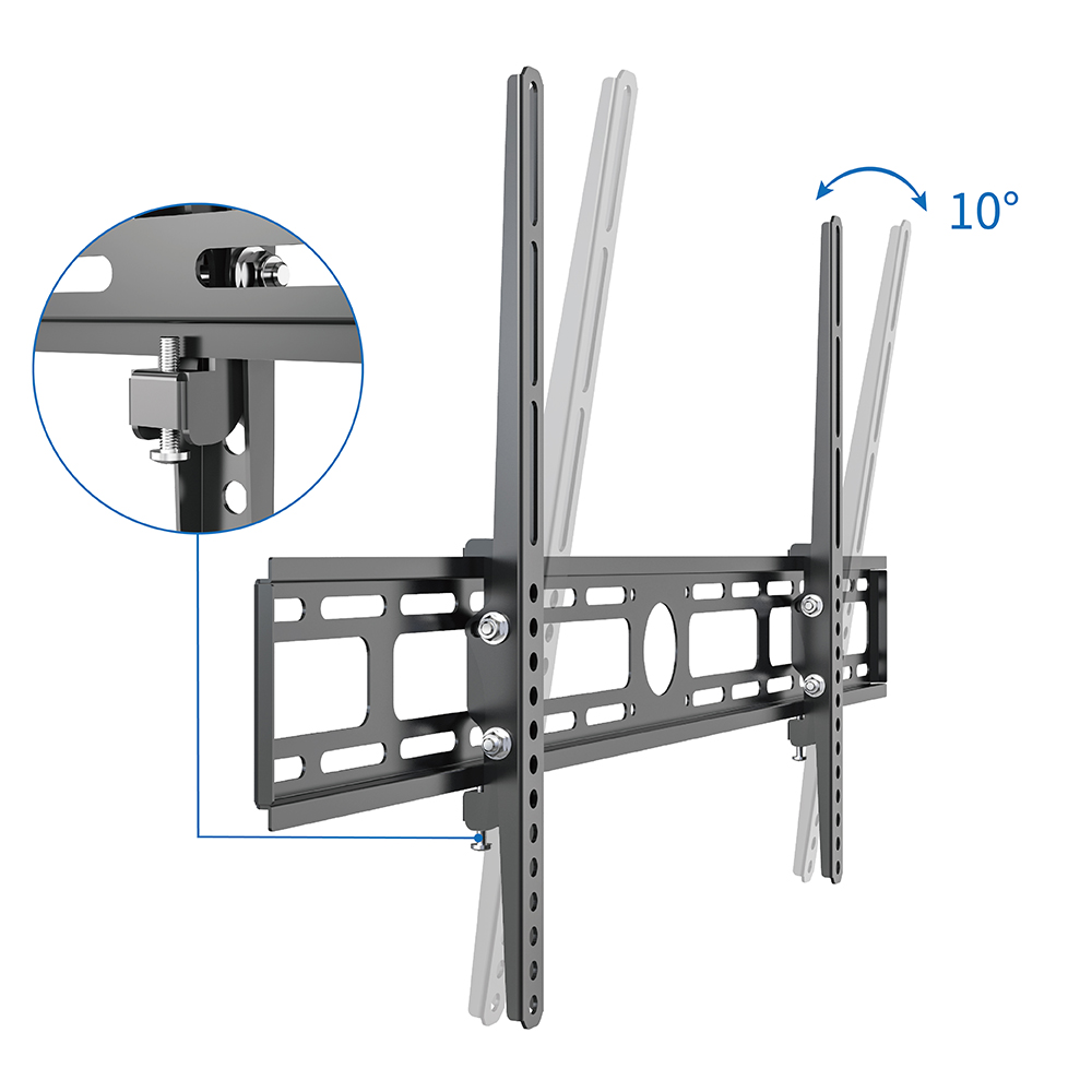 42''-80'' Tilting Black Wall TV Mount, Model STV-IR-4280-TILT