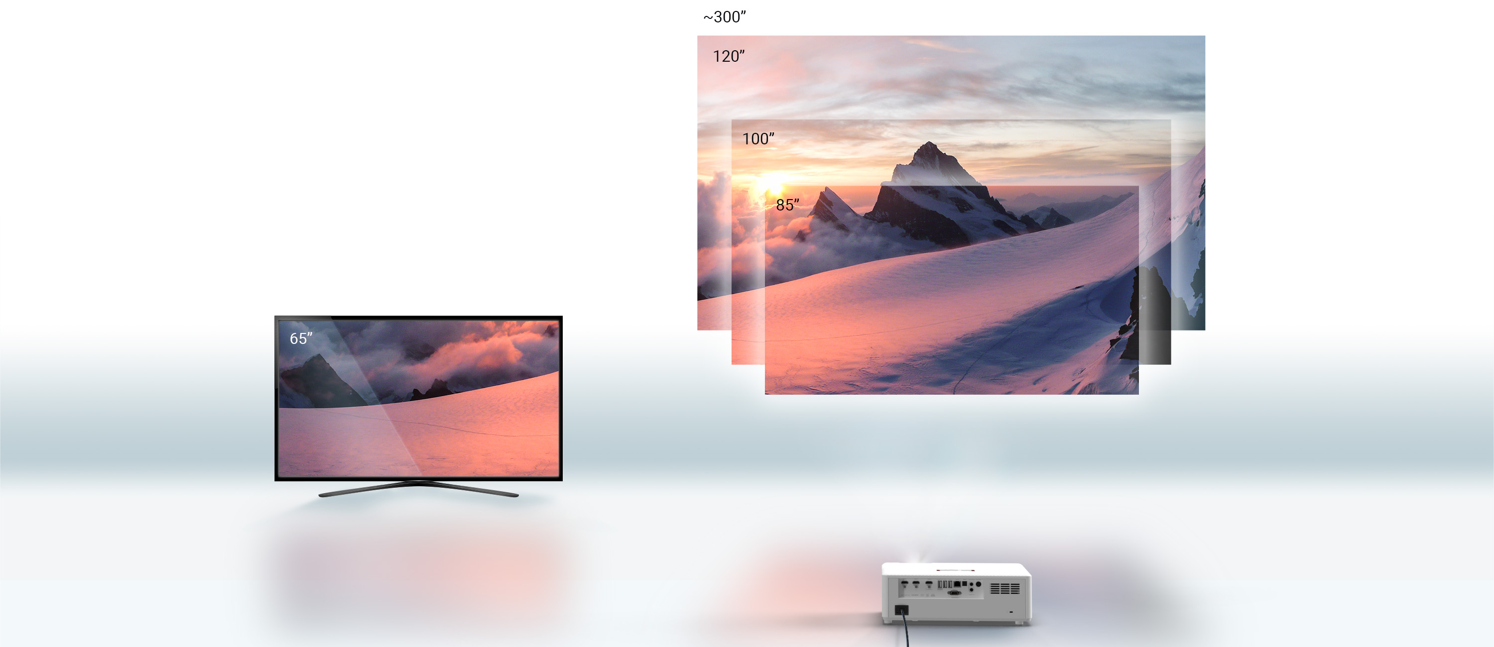 Videoproiettore laser 4K UHD 3800 ANSI lumen, Mod. UHZ45