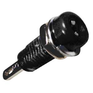 Boccola Professionale Da Pannello Ø2mm Nero BOP/30N-C