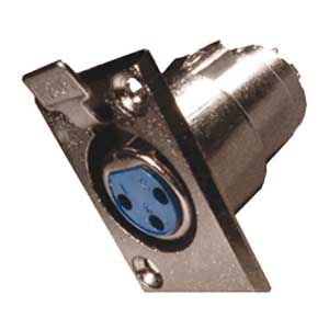 3-Pole Microphone Panel Socket PR/890T-I
