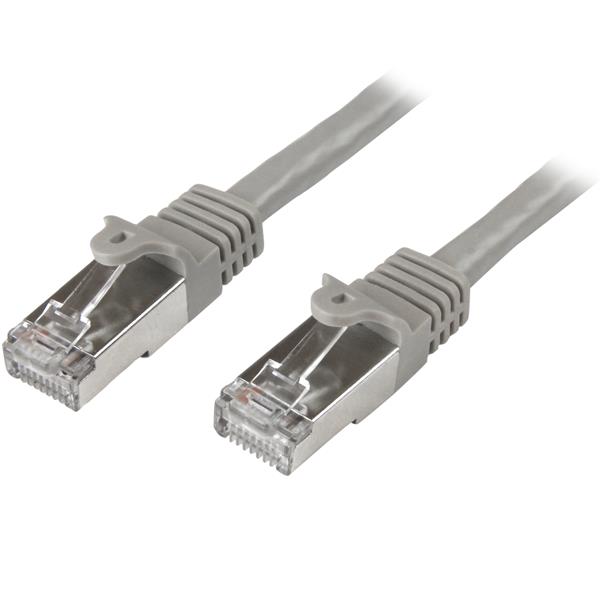 Startech.com N6SPAT50CMGR Cavo di rete Cat6 Ethernet Gigabit - Cavo Patch RJ45 SFTP da 50 cm - Grigio