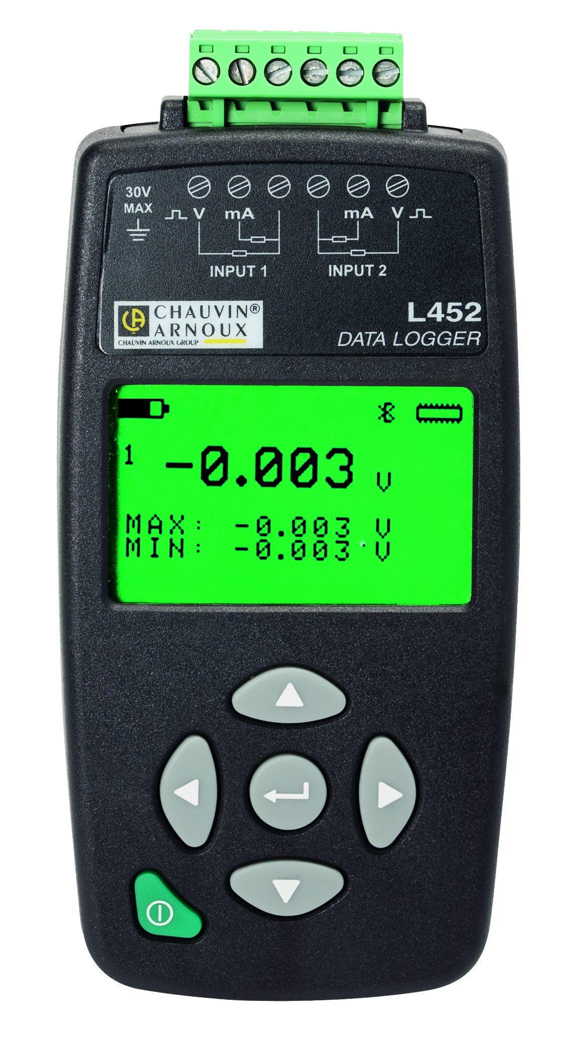 Data logger di segnali di processo professionale Chauvin Arnoux, L452