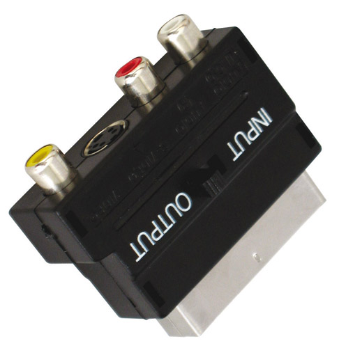 ADATT ECO SCART-3 PR.RCA-1 PR. S-VHS/IM-OUT