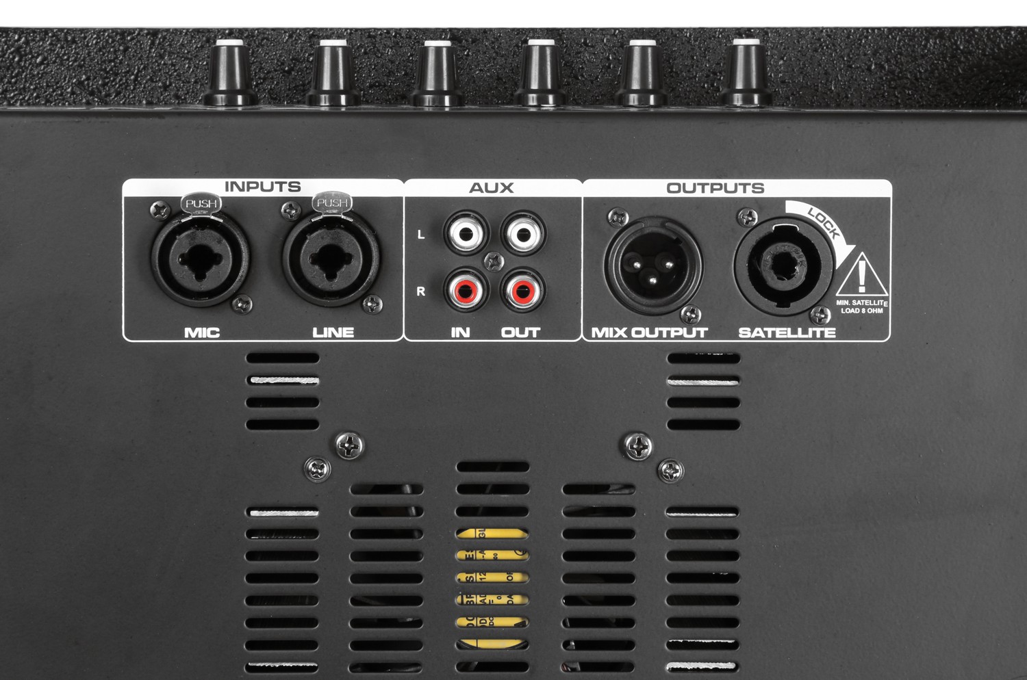 Sistema Full range attivo SUB + 1 Satellite 750W mod. VX1200