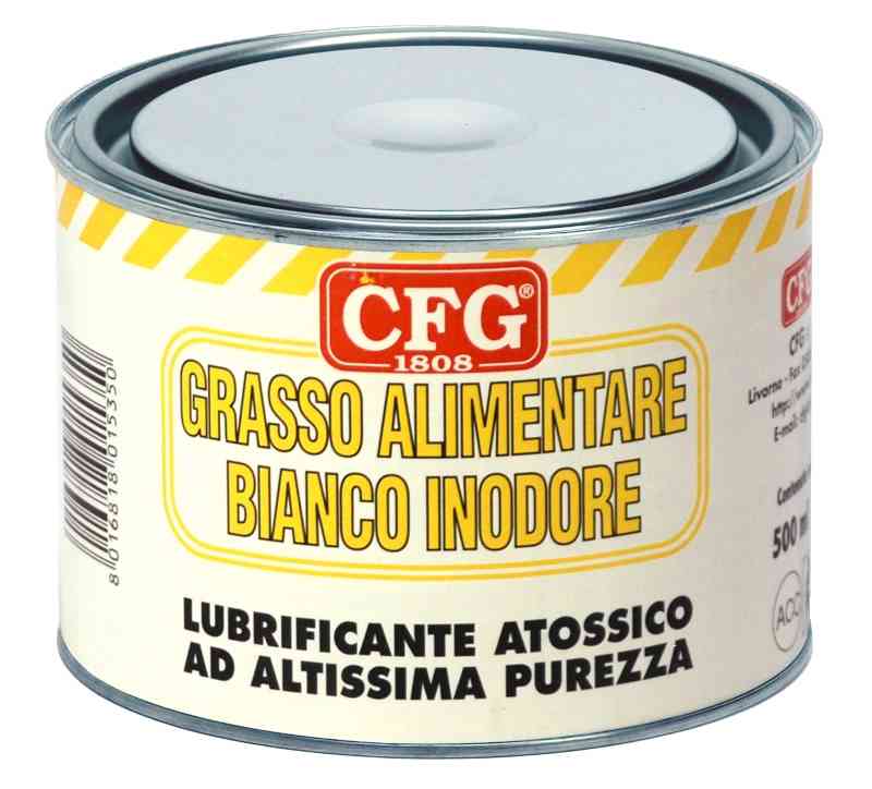 Grasso Alimentare Bianco In Barattolo 500mL L01210 CFG