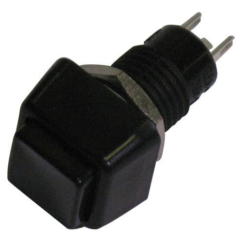 Pulsante unip. on-off alternato con ritenuta 3a-125v nero miyama DS-453 Miyama