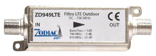 ZD81949LE - Filtro LTE di linea waterproof, con connettori tipo F