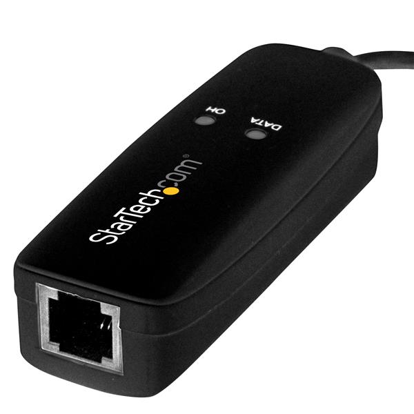 Startech.com USB56KEMH2 Modem Fax USB 2.0 - Modeme sterno da 56K per V.92 - Modem/dongle/adattatore hardware per computer/portatile da USB a presa telefonica - Modem dati USB - Fax di rete/CMR/POS (USB56KEMH2)